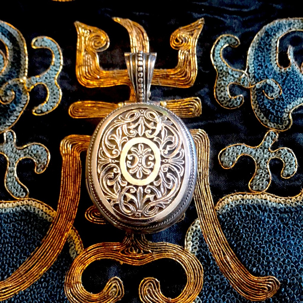 KONSTANTINO STERLING SILVER ENHANCER LOCKET